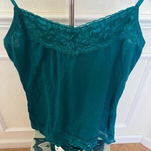 Maurices Blue Lace Camisole Sleeveless Top